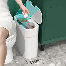 Intelligent induction trash can, automatic household living room, bathroom, electric new version, seam belt cover trash bin