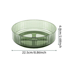 360° Rotating Tray Lazy Susan Fridge Organizer Turntable Storage Tray Clear Food Storage Organizer Spice Rack Kitchen Organizer