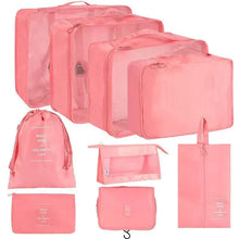 7/8/9-piece Set Travel Storage Bags,Digital Toiletries Shoes Clothes Organizer bag Suitcase Clothes Tidy Pouch,Packing Cubes Set