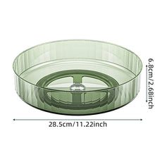 360° Rotating Tray Lazy Susan Fridge Organizer Turntable Storage Tray Clear Food Storage Organizer Spice Rack Kitchen Organizer
