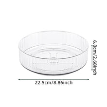 360° Rotating Tray Lazy Susan Fridge Organizer Turntable Storage Tray Clear Food Storage Organizer Spice Rack Kitchen Organizer