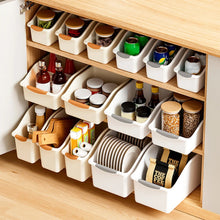 Plastic Under Sink Organizer with Wheels, Bottle Organization Bins Kitchen Cabinet Organizers Plastic Organizer Basket for Under