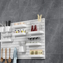 1Pc or 1set Wall Shelf Pegboard Display DIY Pegboard Kit Hole Board For Wall Panels Home Decor Hanging Shelf Decoration
