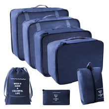 7/8/9-piece Set Travel Storage Bags,Digital Toiletries Shoes Clothes Organizer bag Suitcase Clothes Tidy Pouch,Packing Cubes Set