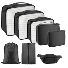 5 Set/6 Set Compressible Packing Cubes Travel Storage Bag Portable Large Capacity Waterproof Suitcase Handbag Luggage Organizer