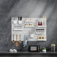 1Pc or 1set Wall Shelf Pegboard Display DIY Pegboard Kit Hole Board For Wall Panels Home Decor Hanging Shelf Decoration