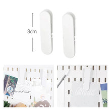 1Pc or 1set Wall Shelf Pegboard Display DIY Pegboard Kit Hole Board For Wall Panels Home Decor Hanging Shelf Decoration
