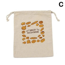 Reusable Drawstring Linen Bread Bags Large Washable Storage Food Accessories Home Unbleached Kitchen Organizer