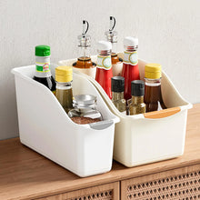 Plastic Under Sink Organizer with Wheels, Bottle Organization Bins Kitchen Cabinet Organizers Plastic Organizer Basket for Under