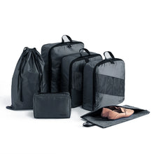 5 Set/6 Set Compressible Packing Cubes Travel Storage Bag Portable Large Capacity Waterproof Suitcase Handbag Luggage Organizer