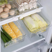 Fridge Organizer Fruit Egg Refrigerator Storage Rack Under-shelf Refrigerator Drawer Box Fresh-keeping Kitchen Organizer