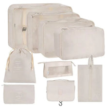 7/8/9-piece Set Travel Storage Bags,Digital Toiletries Shoes Clothes Organizer bag Suitcase Clothes Tidy Pouch,Packing Cubes Set