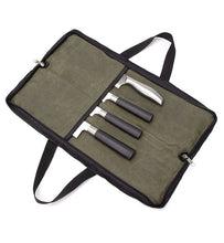 Chef Knives Storage Pouch Organizer Slicing Cleaver Carry Case Pocket Tools Professional Kitchen Knife Roll Bag 4 Slot Portable