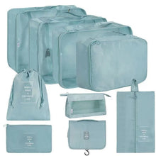 7/8/9-piece Set Travel Storage Bags,Digital Toiletries Shoes Clothes Organizer bag Suitcase Clothes Tidy Pouch,Packing Cubes Set
